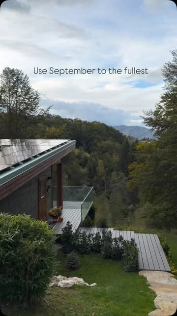 September at the villa